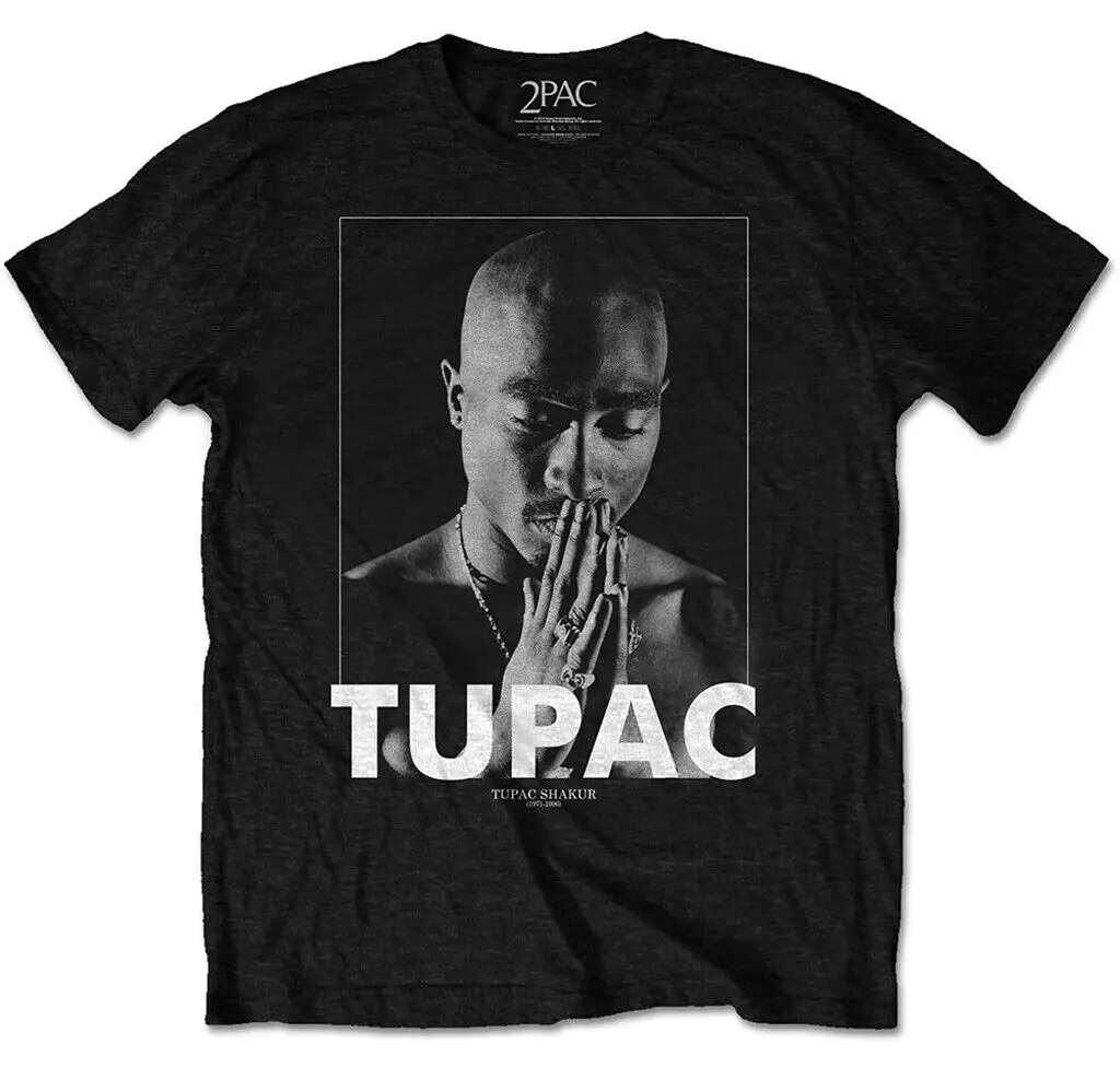 Tupac Praying Black T Shirt New Official