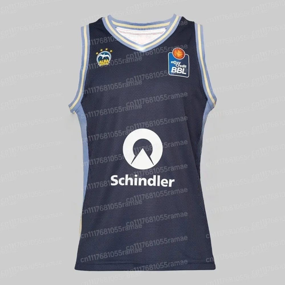 ALBA BERLIN Erstes BCL-Heim-Basketballtrikot, schnelltrocknendes Sport-T-Shirt für Herren, Kleidung, T-Shirt, Y2k, Damen, passend für die ganze Familie. – Detail 4