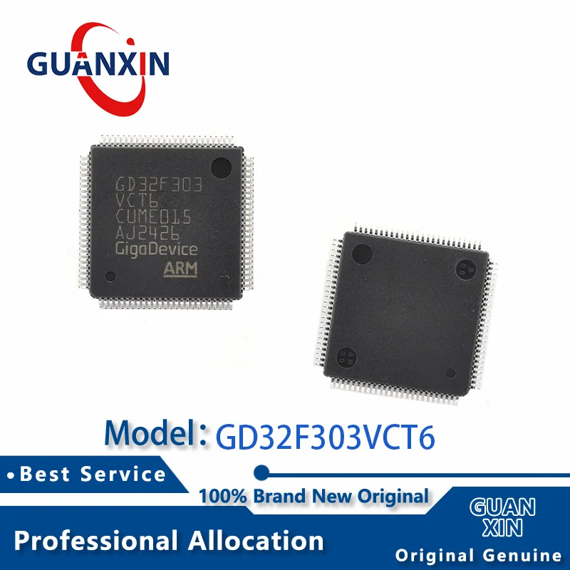 

100% New Marking GD32F303VCT6 LQFP-100 GD32F303