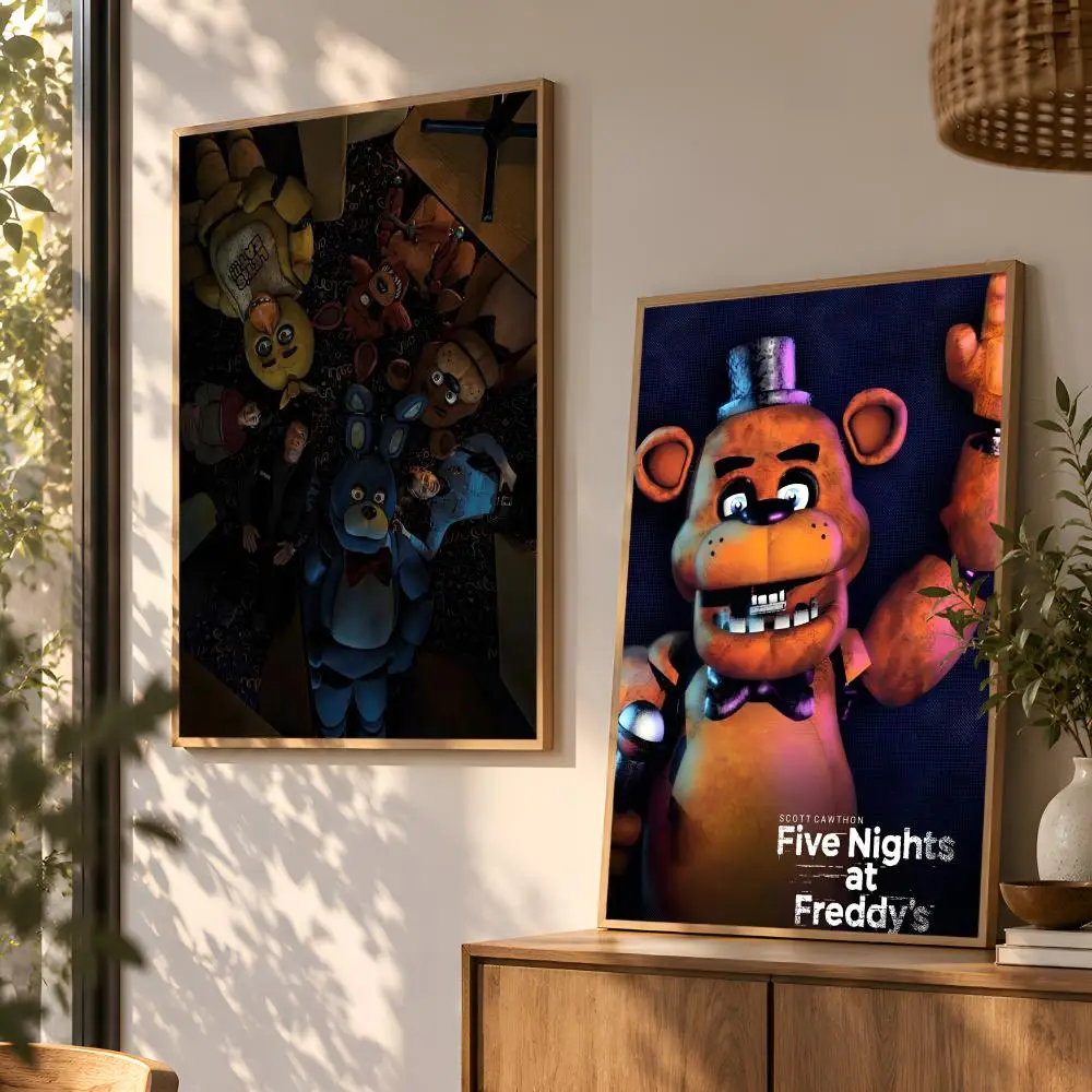 F-Five N-Nights At F-Freddys Ultimate Group Poster Wall Art Home Decor Living Room Bedroom Office Dorm Apartment Gift