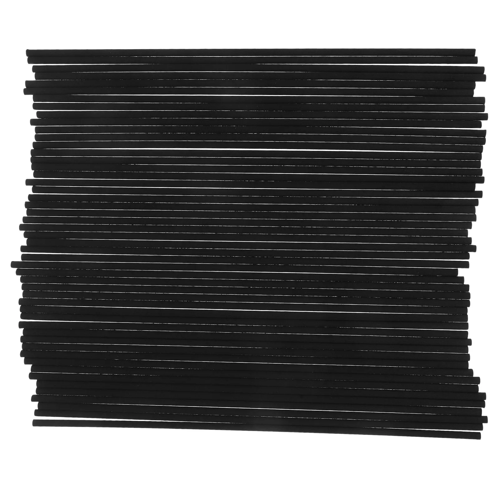 

50Pcs 4Mm Black Glue Free Fiber Aromatherapy Diffuser Sticks Essential Oil Reed Diffuser Base Quick Aroma Release Portable
