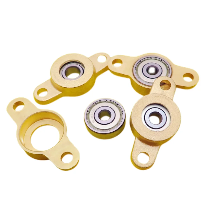 1pcs 5mm 6mm 7mm caliber zinc alloy bearing KFL05 KFL06 KFL07 KFL08 KFL10 flange bearing with pillow block