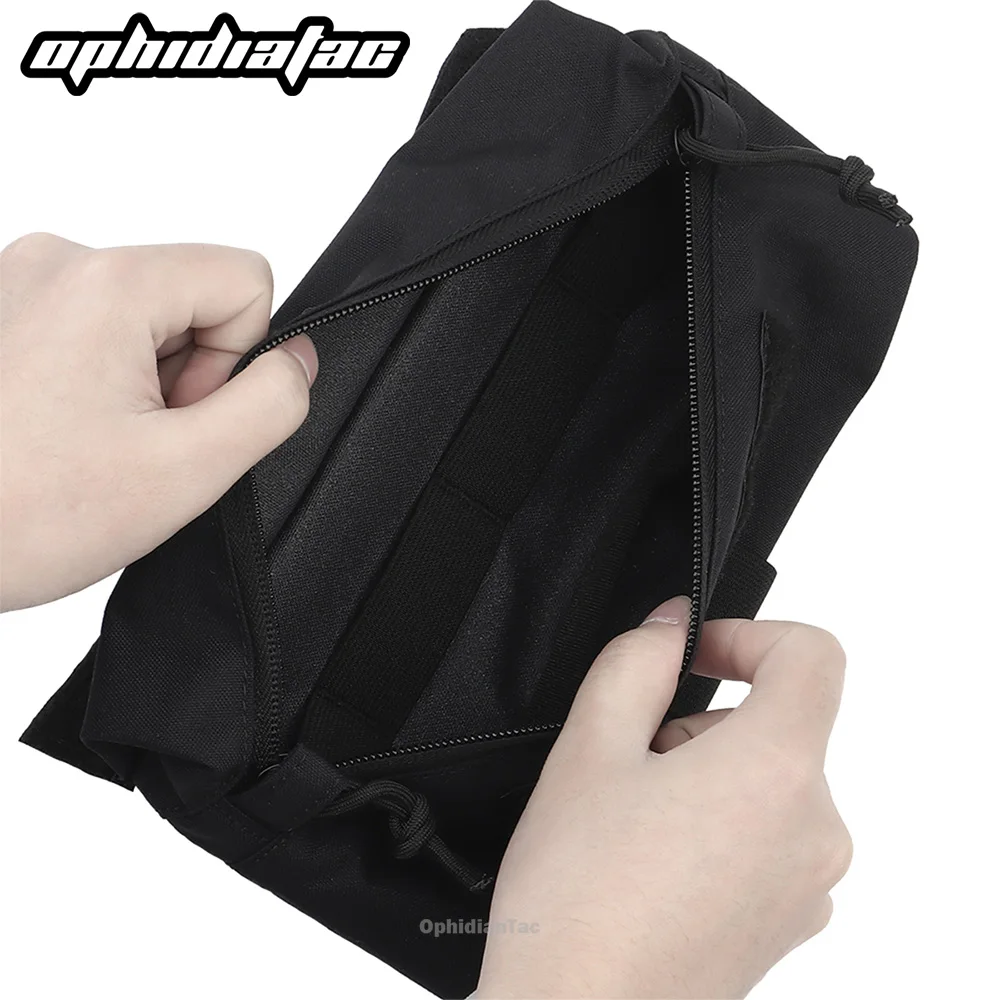 OPHIDIAN Mini Belly Trash Bag Waist Pack Vest Pendant Bag for JPC CPC LBT D3CR MK3 MK4 Plate Carrier Storage