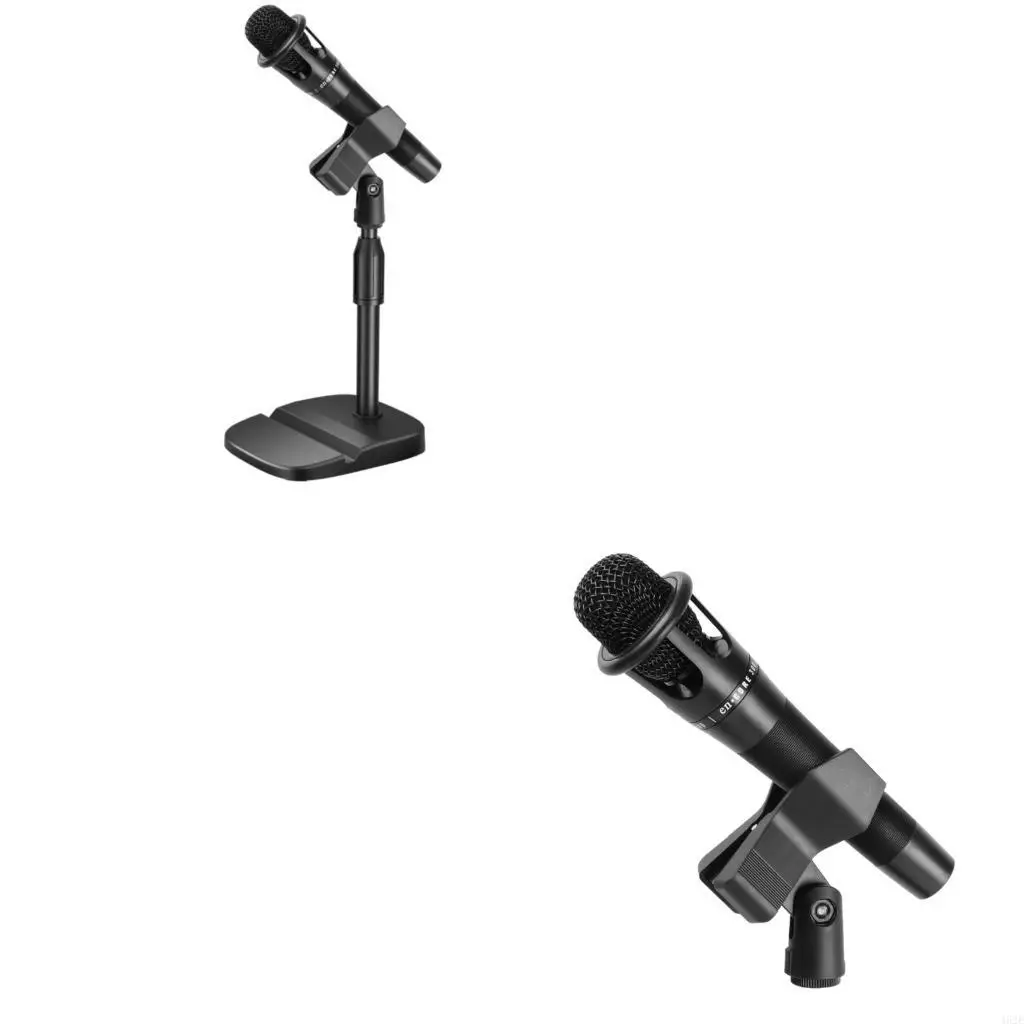462E Universal Adjustable Microphone Clip With 17mm Ball Base For Angle Positioning