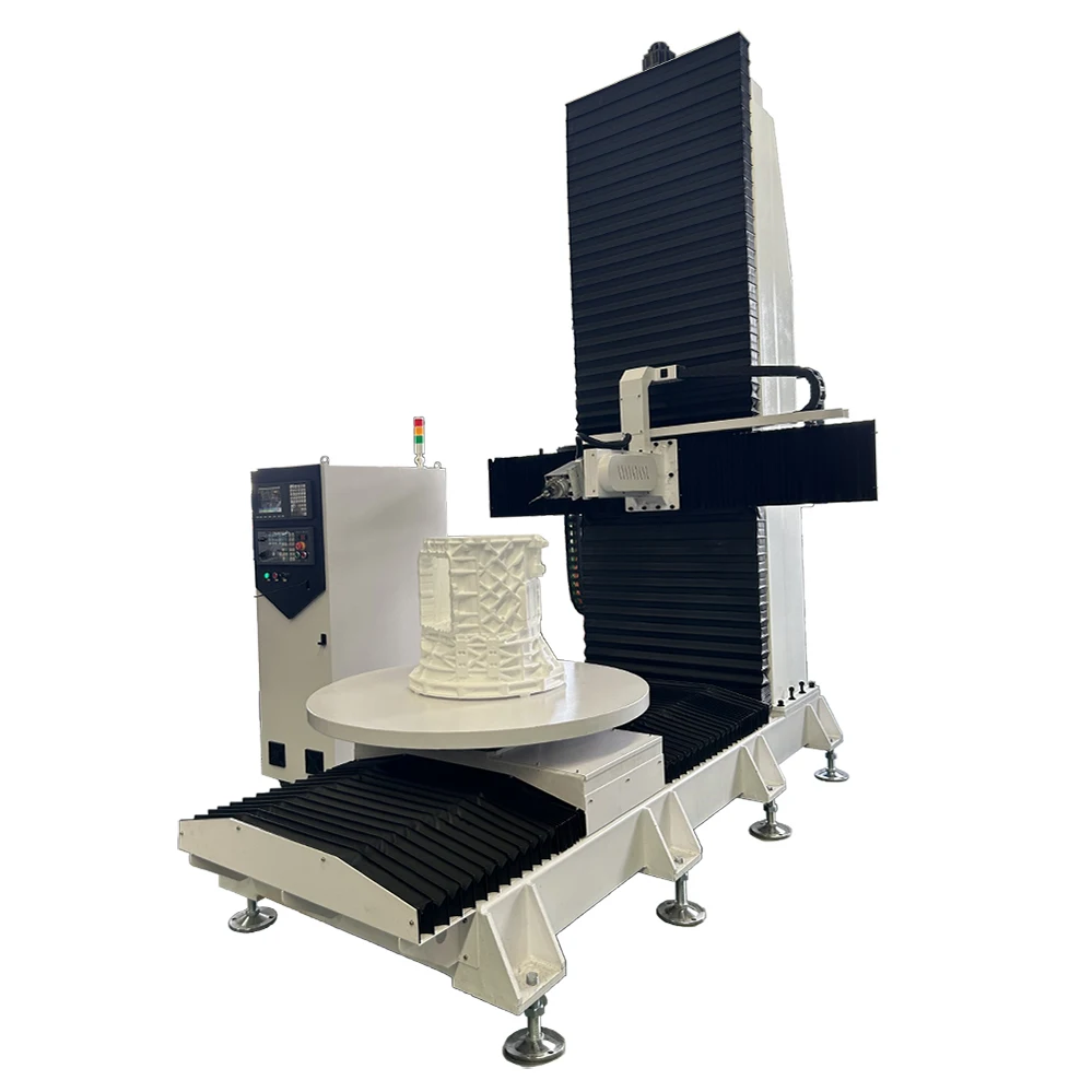 Customized 5 Axis CNC Wood Router 3D Delta Inverter Mini ATC, for Statue Sculpture, NC Studio Syntec Control,
