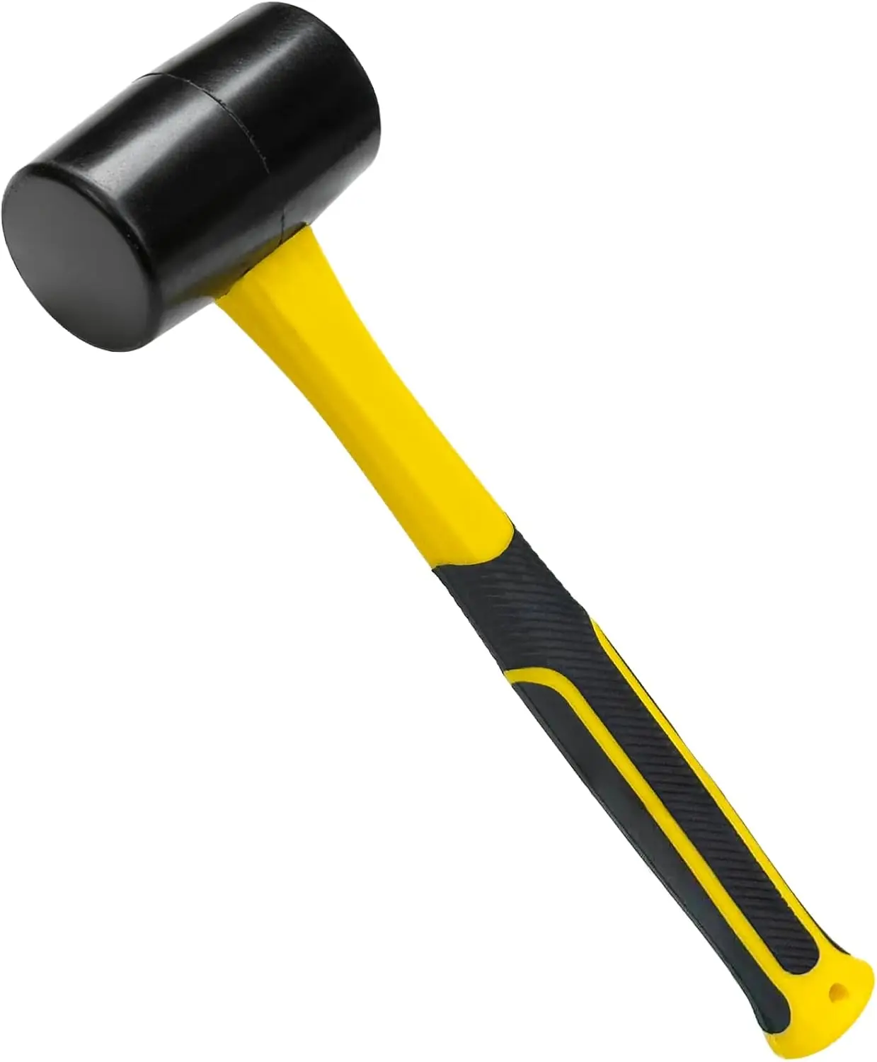 Gummihammer - Weicher Gummihammer mit Komfortgriff, Geeignet für Bodenbeläge, Fliesen, Möbel – Detail 1