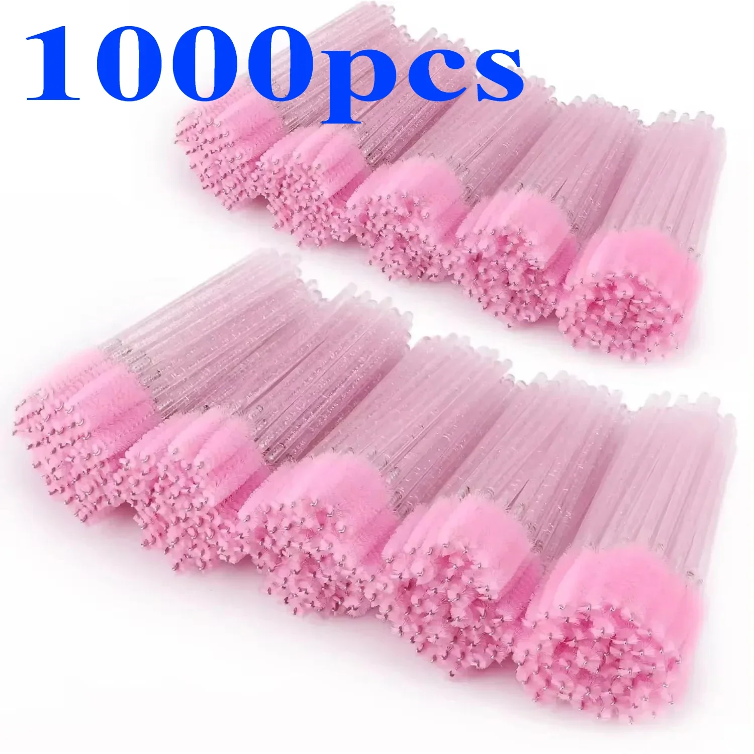 Baguettes de Mascara jetables, 100/500/1000 pièces, brosse à cils, bobines pour outils de beauté des sourcils, Extension de cils colorés, vente en gros