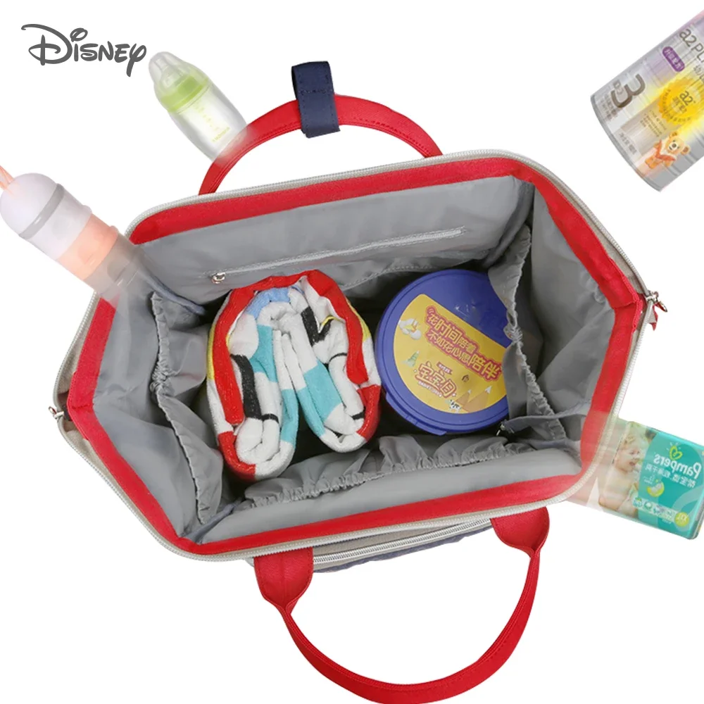 Disney Diaper Bag Mommy Backpack Large Capacity Mummy Maternity Nappy Bag Stroller Bag Large Capacity Multifunctional Baby Bags