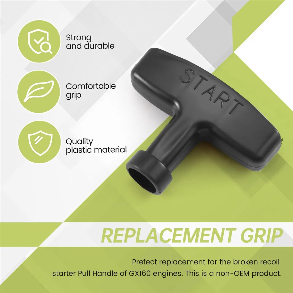 Replacement Pull Handle Grip Black for Motor-A27I