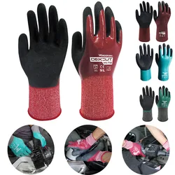 1 Pair  Wonder Grip Oil and Gas Safety Glove Nitrile Rubber Abrasion Resistant Glove