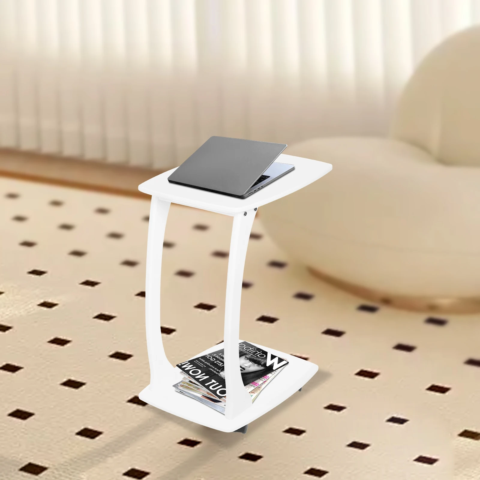 White Solid Wood 46…