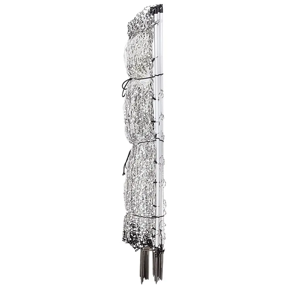 

Premier 1 PoultryNetPlus, 48"H x 100'L Portable Electric ence with Extra Line Posts to Reduce Sag | Double Spike or Added Stabil