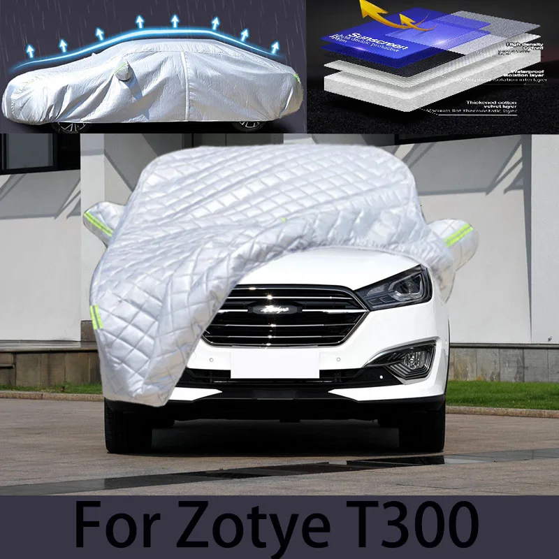 

For ZOTYE T300 Car hail protection cover Auto rain protection scratch protection paint peeling protection car clothing