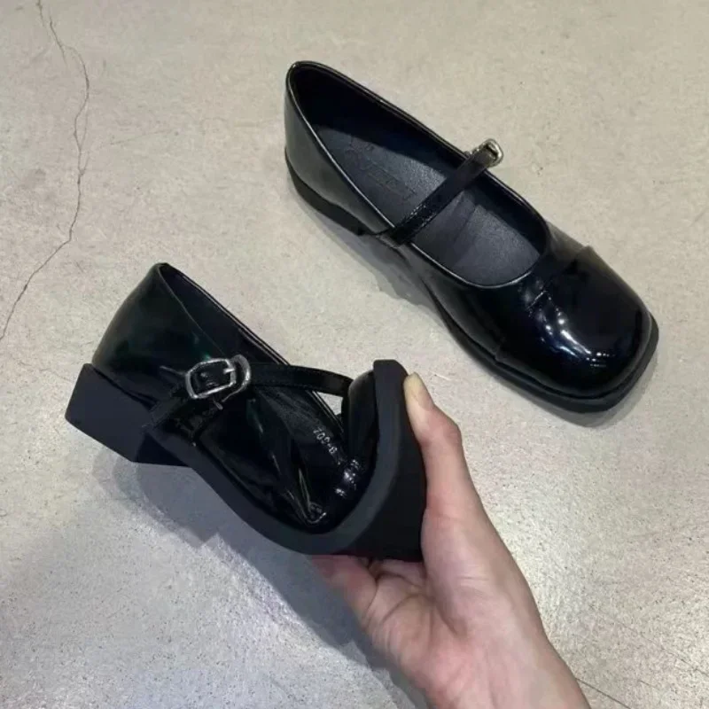 

Platform Mary Jane Women Shoes Fashion French Pu Shoes Female Student Japanese Style Jk Uniform Dress Women's Shoes 2024