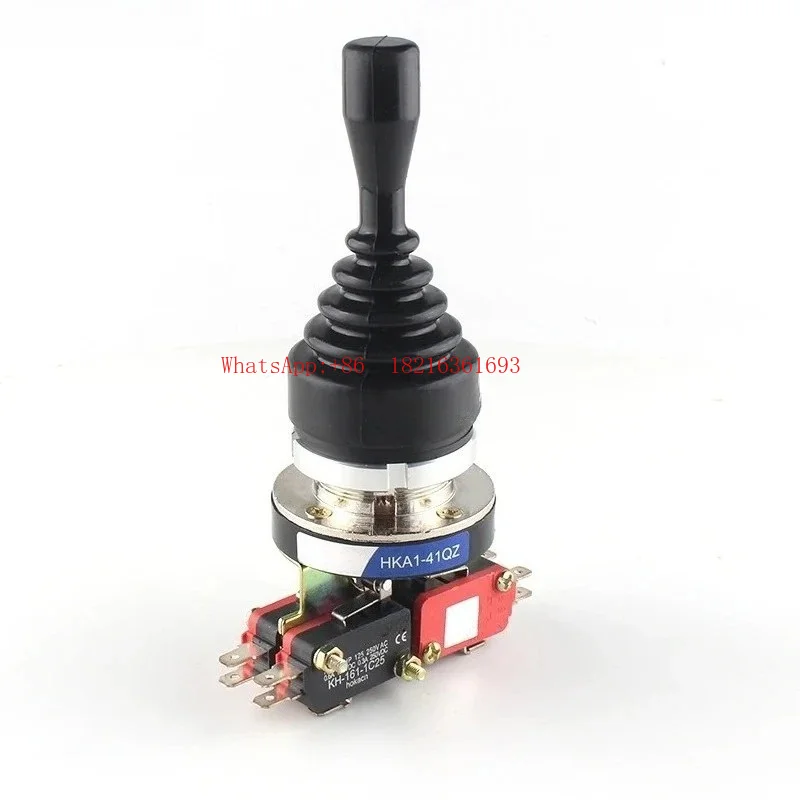 Spring Reset Joystick, Instantaneous, Automatic Locking, Cross Controller, 4-position, 30mm Industrial Joystick Switch