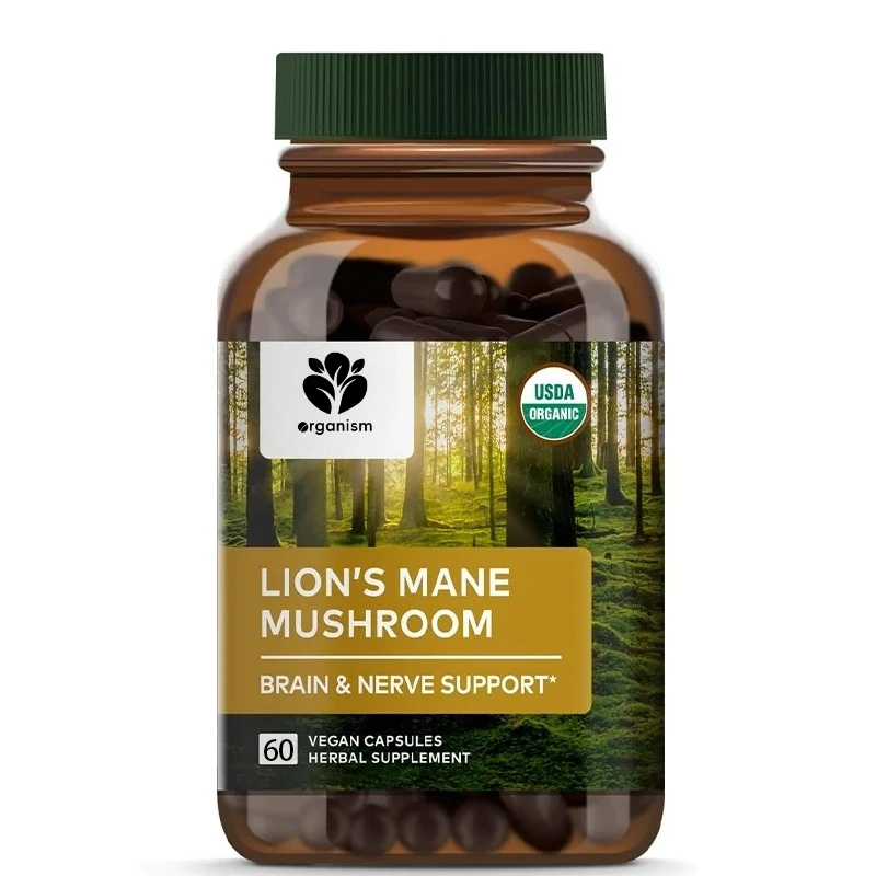 

Травяной гриб льва - Здоровье мозга и нейрон - 60 вегетарианских капсул