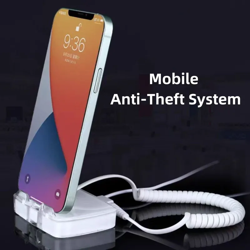 Retail Store Use Cell Phone Anti-Theft Alarm Charging Security Device Display Stand