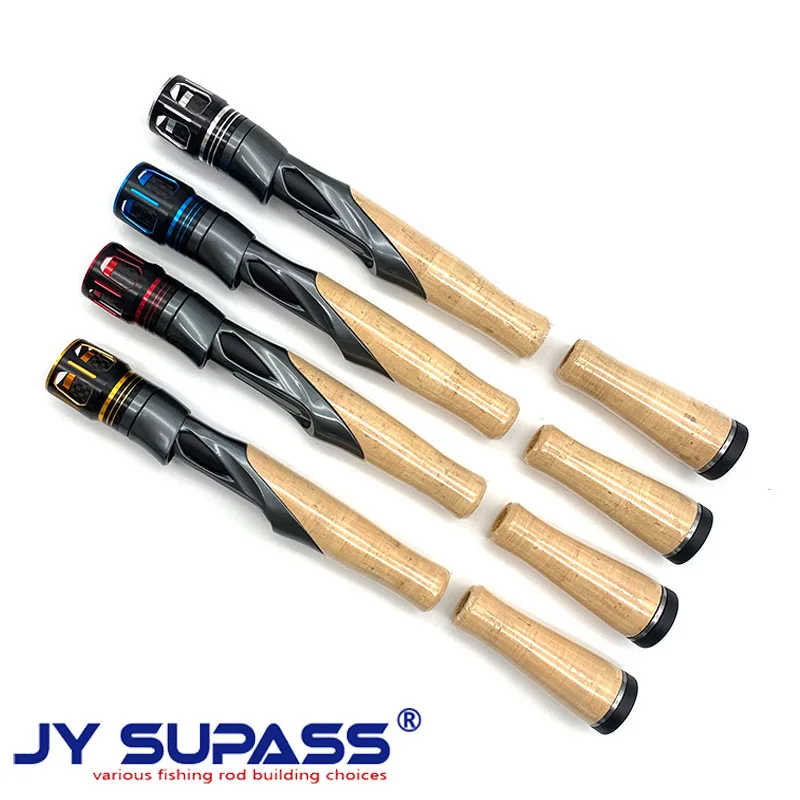 JY SUPASS YSS fishing rod building kit A Cork Handle spinning reel seat Fishing Rod Building Repair, DIY Components