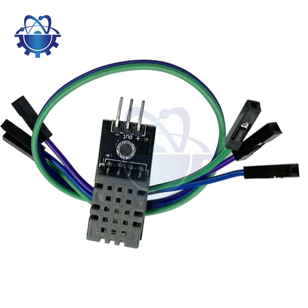 DHT11 Temperature Humidity Sensor Module With Wires Humidity 3.3V-5V Measurement Range 20%-95% Suitable for Arduind
