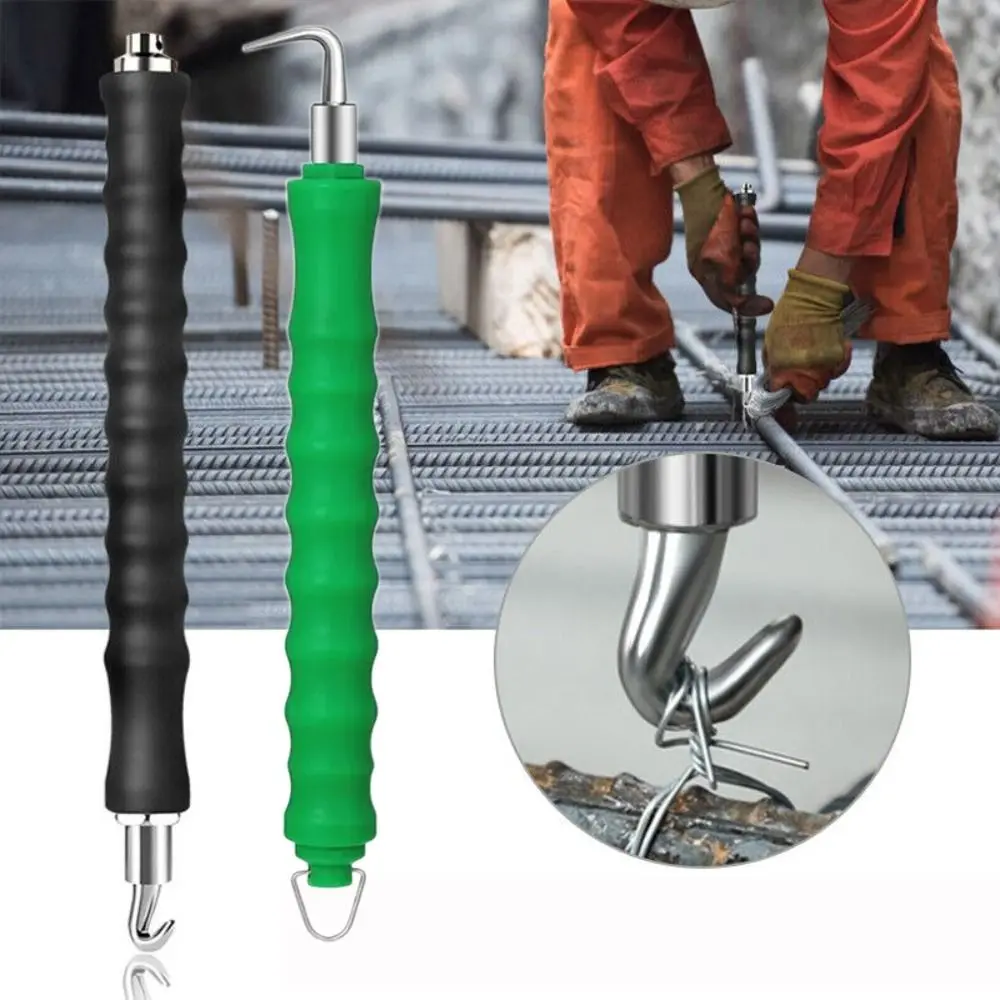 260mm Rebar Tie Wire Twister Hand Tools Automatic Rebar Tying Steel Hook Steel Scalable Twisting Fence Tool Construction