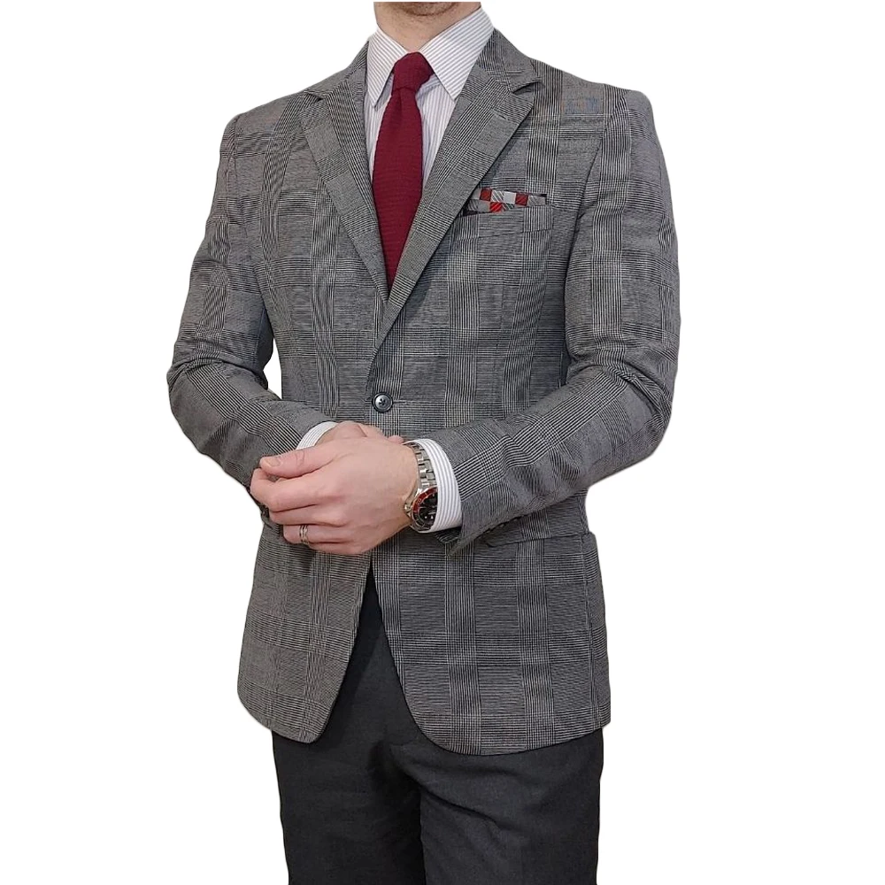 Trajes sencillos con doble botonadura para hombre, chaqueta, chaleco, pantalones, traje de novio, para boda, ocasión Formal