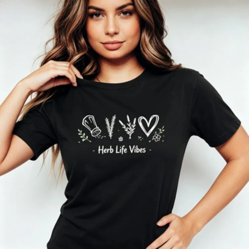 Practical Magic T Shirt Salt Rosemary Lavender Love T-Shirt Inspirational Shirt Women Short Sleeve Crewneck Tees Casual Tops