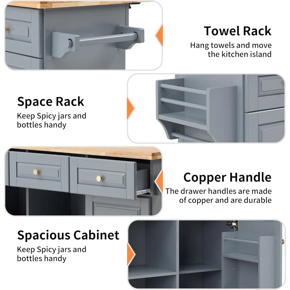 Thumbnail 4 - #7 Latest Rolling Kitchen Islands Offers