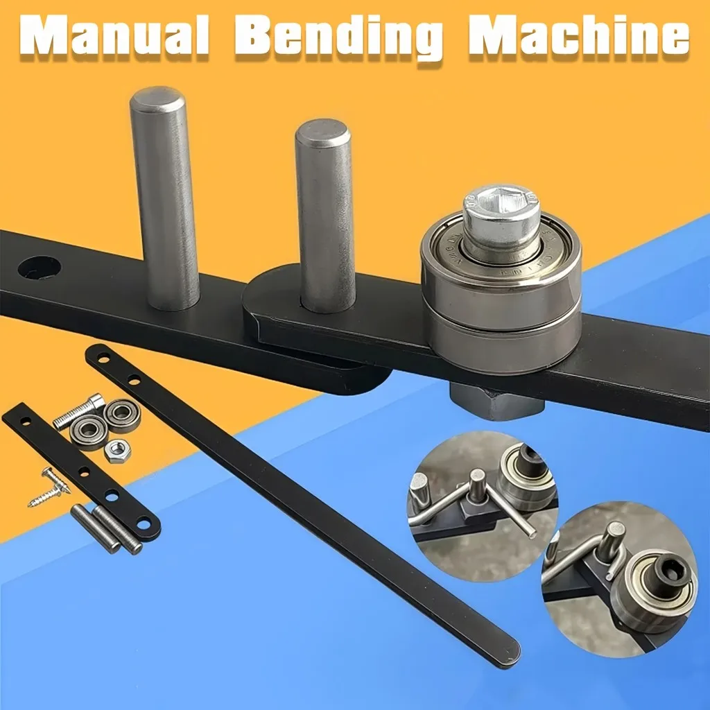 

Manual Mini Rod Bender Universal Bender Workbench Bending Tool for Bending of 1/4" Pipe