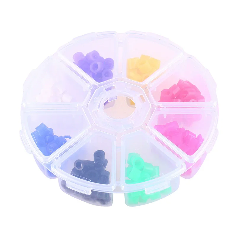 

3Boxes Multi-Color Dental Instrument Markers 160pcs/box Silicone Identification Rings for Surgical Tools Organization