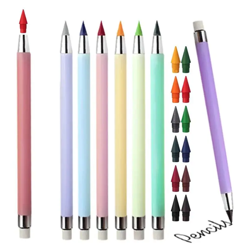 AngelMark Inkless Pencil,Forever Pencil Reusable Everlasting Unlimited Pencil Writing Drawing Students Office School Supplies