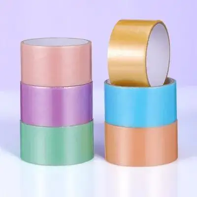 

6 Rolls Adhesive Ball Colored Tapes Colorful Adhesive Sticky Ball Funny Tapes DIY Craft Bright Fun Accessories