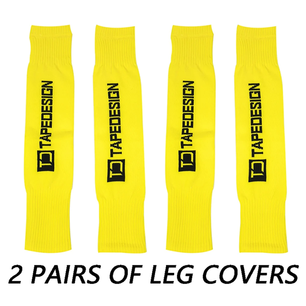 2 pairs of Leg Compression Sleeves Full Leg Sleeve Long Knee Brace Knee Support Protect Basketball Football Volleyball Cycling