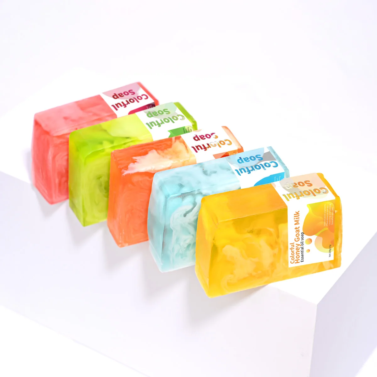 Romantic Garden Colorful Natural Organic Handmade Soap Facial Body Whitening Moisturizing Cleansing Colorful Soap