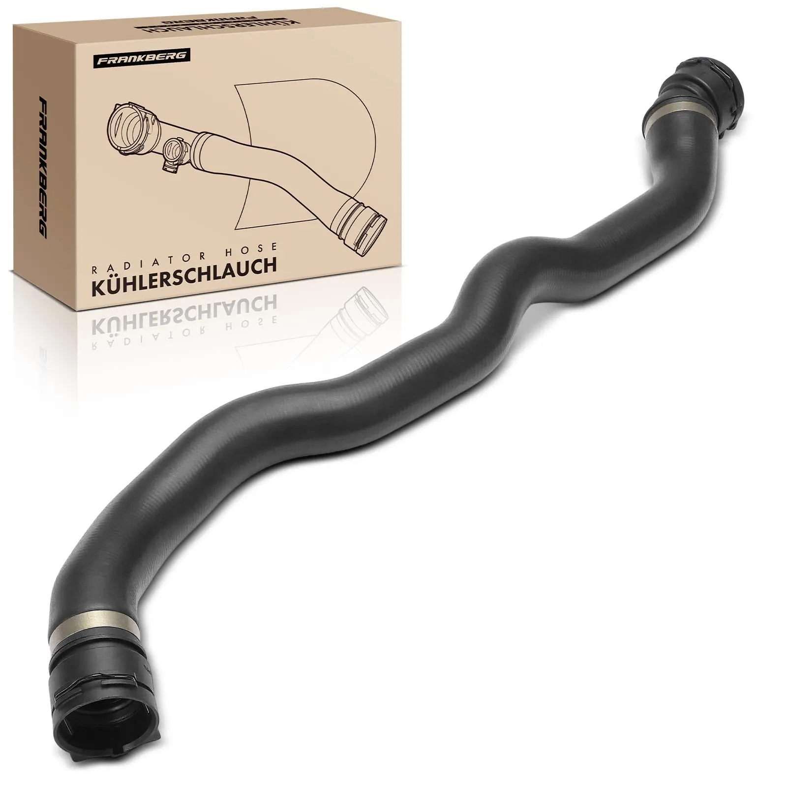 Frankberg 1x radiateurslang voor BMW G42 G87 G20 G28 G80 G21 G81 G22 G82 Bj vanaf 2018 17128654834