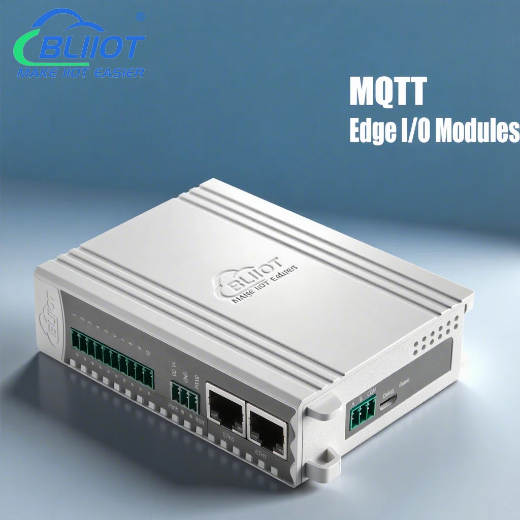 

BLIIOT MQTT Edge I/O Modules Industrial Remote Gateway MQTT Module IO Ethercat RS485 Ports Anti-interference BL192