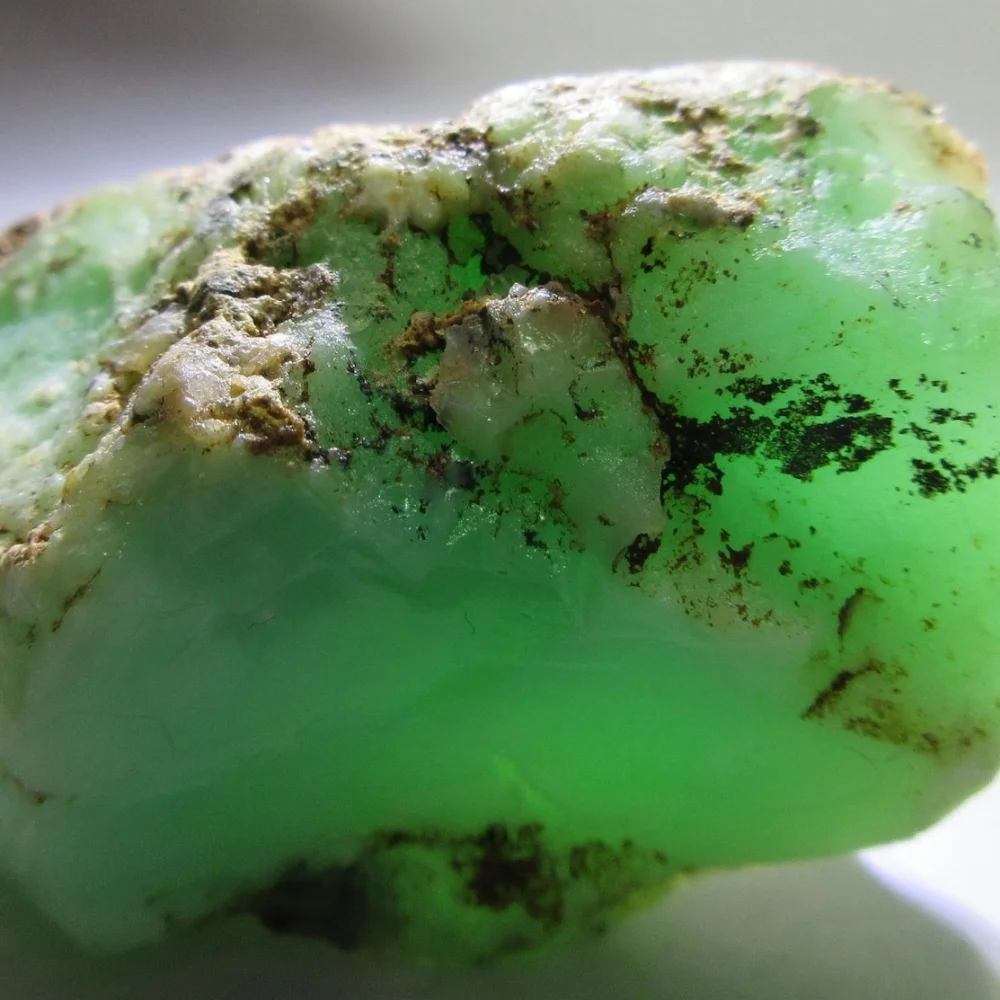 Natural Green Opal Stone Crystal Healing  Nuggets for Jewelry Making, Lapidary & Collecting Mineral Specimen for Home Decor