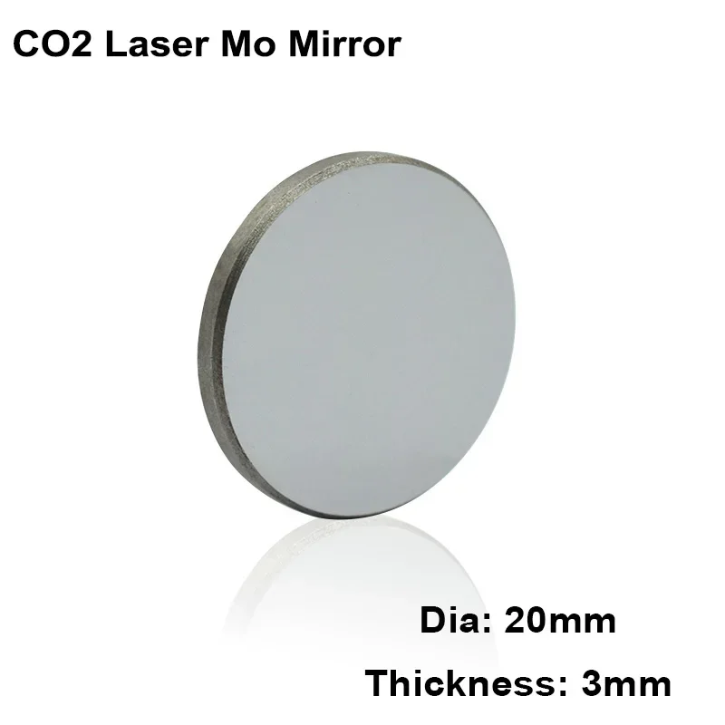 Diameter 20mm 25mm 30mm Mo CO2 Laser Mirror High-Transmission Molybdenum Mirror For 40-130W CO2 Laser Engraving Cutting Machine