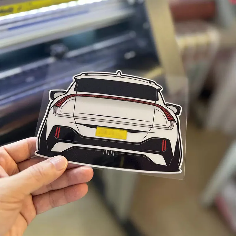 لكيا EV6 2021 2022 2023 2024 2025 شخصية ملصقات السيارات الزخرفية نماذج السيارات الصغيرة ملصقات الإبداعية #2