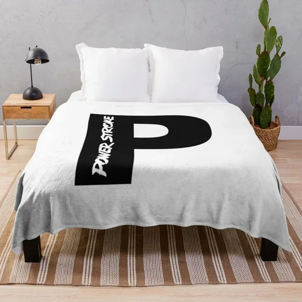 

powerstroke Throw Blanket Soft Solid Color Blanket for Couch Bed