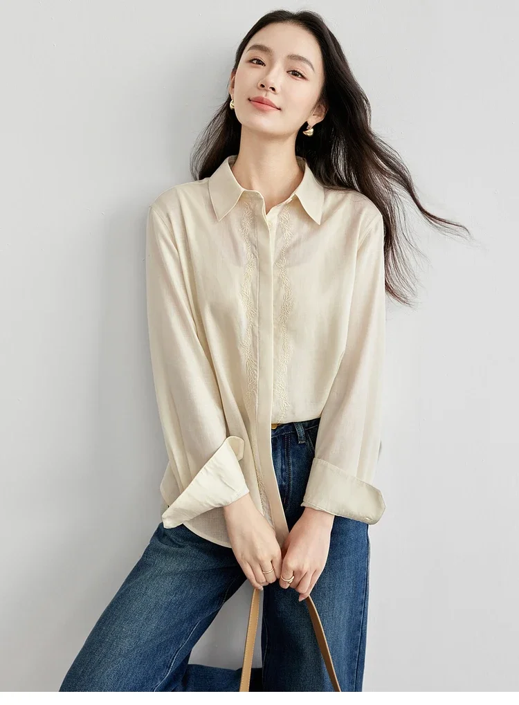 Beige Apricot Shirt