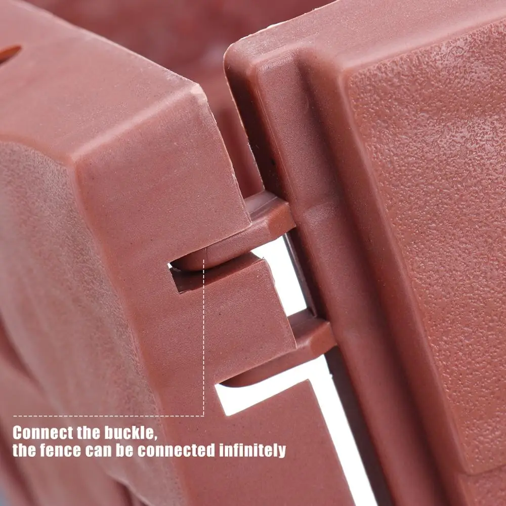 4pcs Garden Horticultural courtyard gardening decoration supplies & outdoor plastic partitions & small low fences