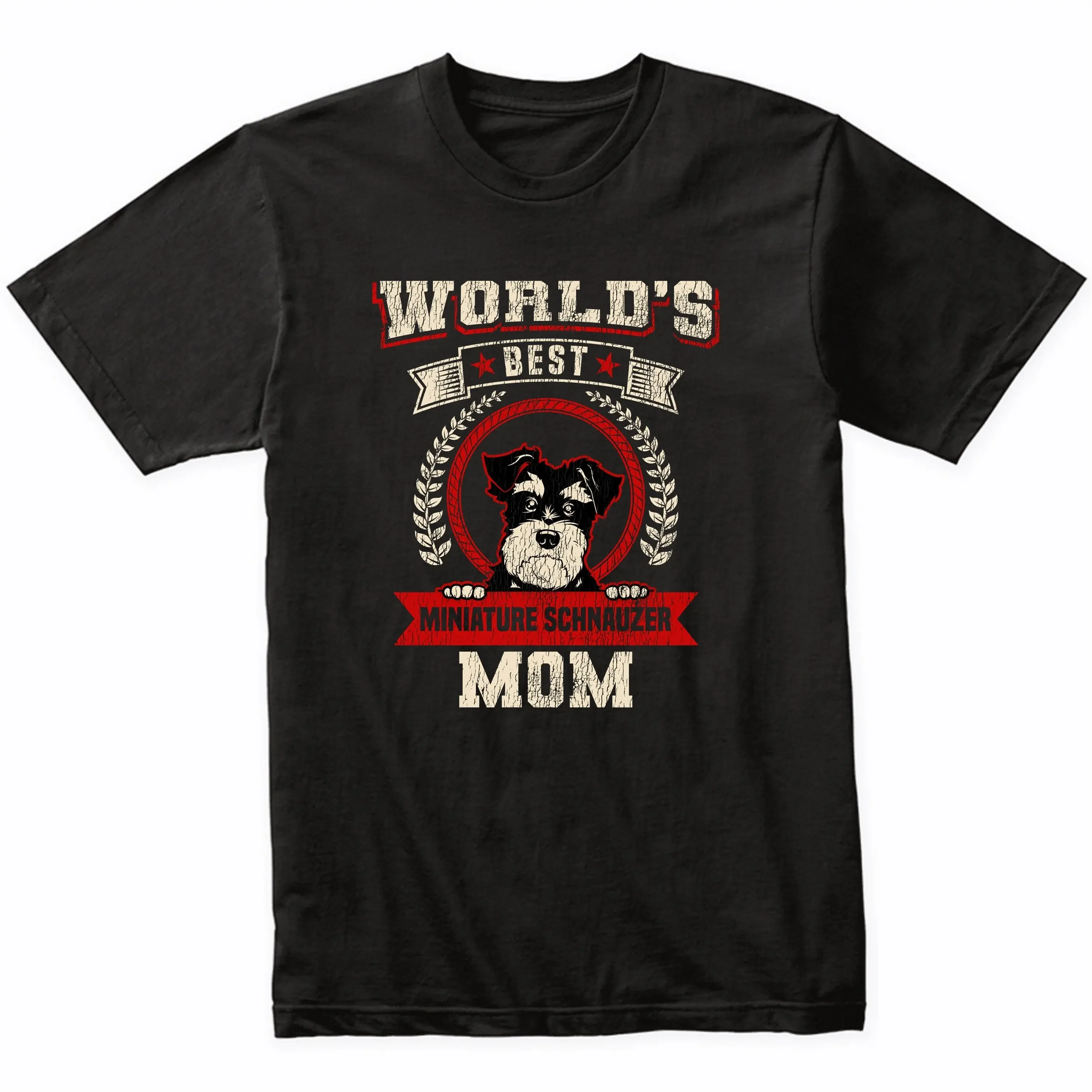 World'S Best Miniature Schnauzer Mom Dog Breed T Shirt