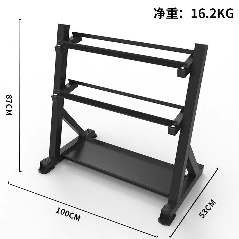 Household Fitness Gear Shelf, Multi-purpose Dumbbell Kettlebell Rack, Sturdy Storage Bracket for Home Gym Weight Equipment