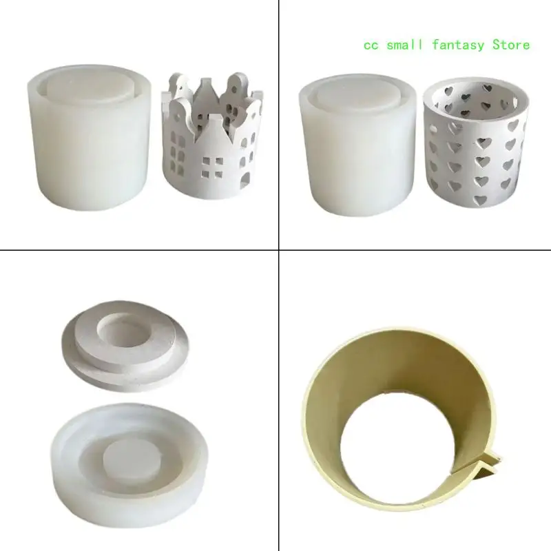 

R3MA Hollow Heart Holder Molds for Tealight Holder Room Decorations Art Craft