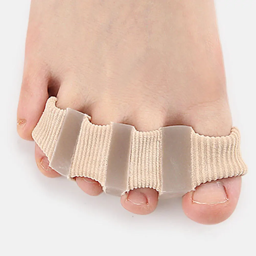 

3pcs Toe Separator Bunion Corrector Soft Alignment Tool For Overlapping Toes Pain Relief Breathable Fiber Material Daily Use