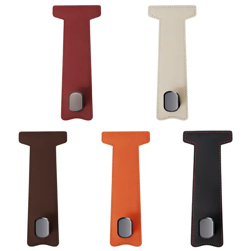 High Quality PU Leather Hanging Hooks Car Glove Box Purse Hook Universal Hidden Car Hook Interior Seat Back Hanger Accessories