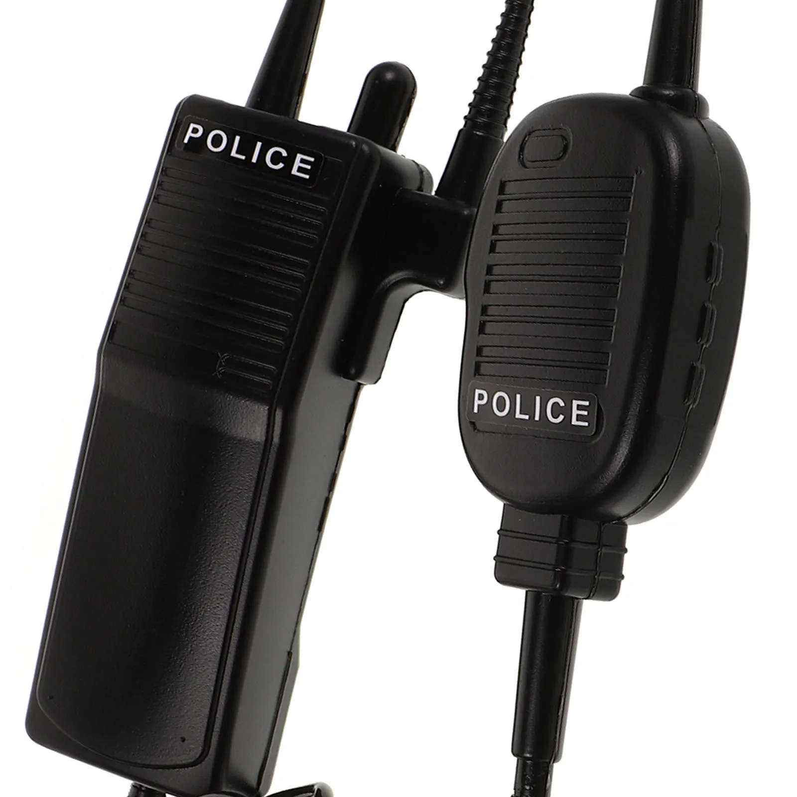 Simulatie Politie Walkie Talkie Kids Dress Up Prop Realistisch Ontwerp Halloween Kostuum Accessoires Politie Fantasiespel Speelgoedset