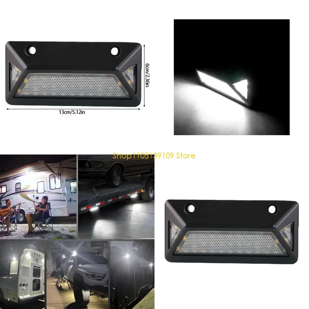 

P5ED Adaptable Three Panel LED Work Light For Truck Bed Vehicle Accessories Exploration Gear Water Resistant Design