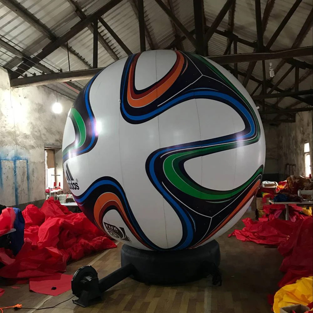 Darmowa wysyłka odkryty gigant piłka nożna dmuchana Model niestandardowy balon sportowy na imprezę reklamową SO73K