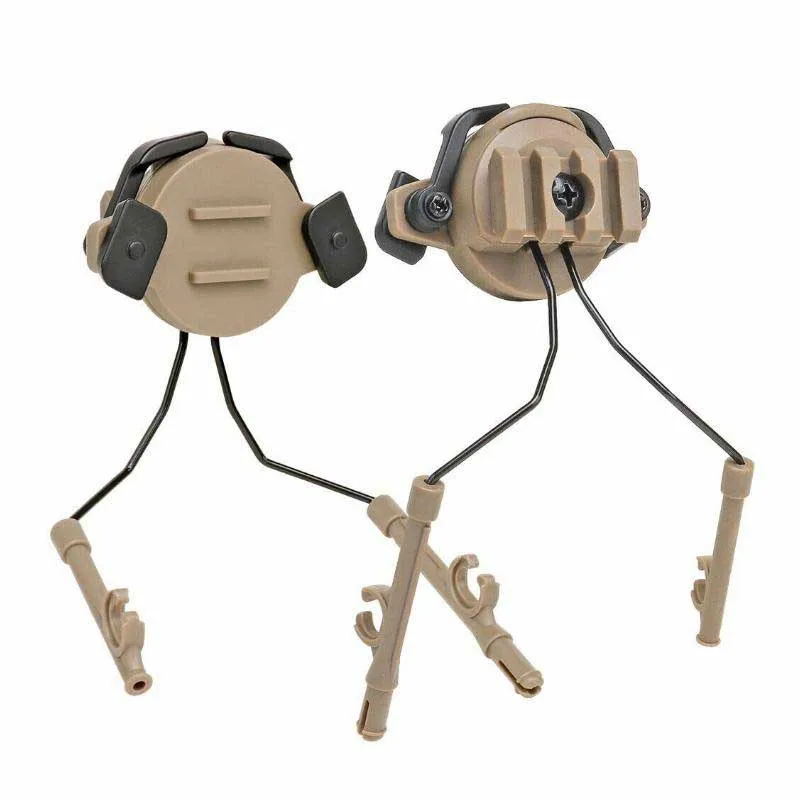 

19-21mm helmet track helmet air gun military earmuff holder military hunting tactical earphone track adapter earphone holder